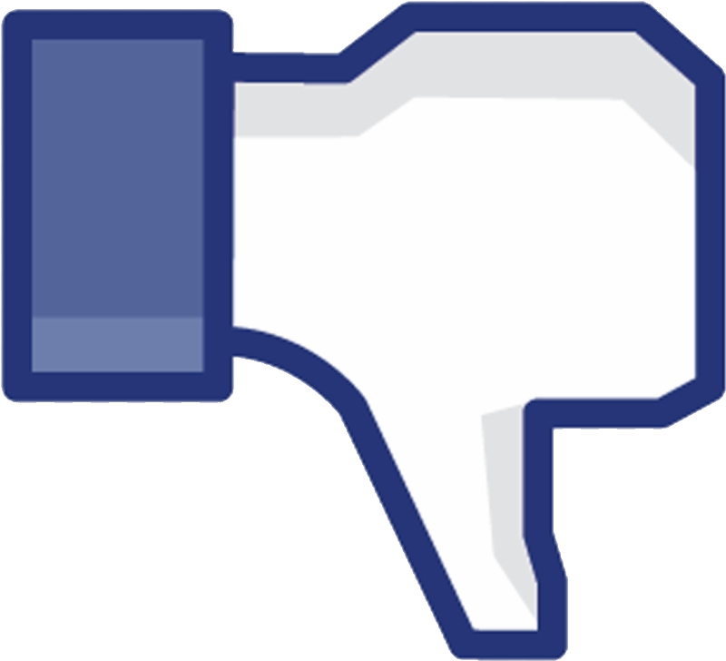 Social Media Dislike Thumb Down PNG