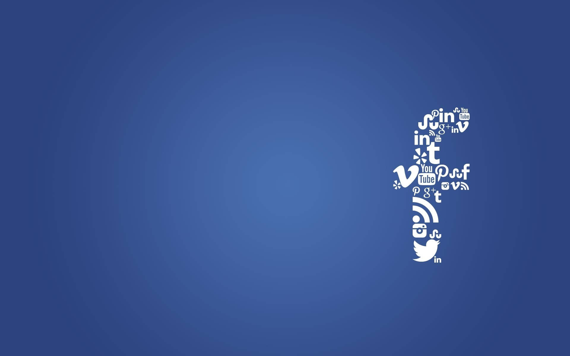 Social Media Facebook F Logo Wallpaper