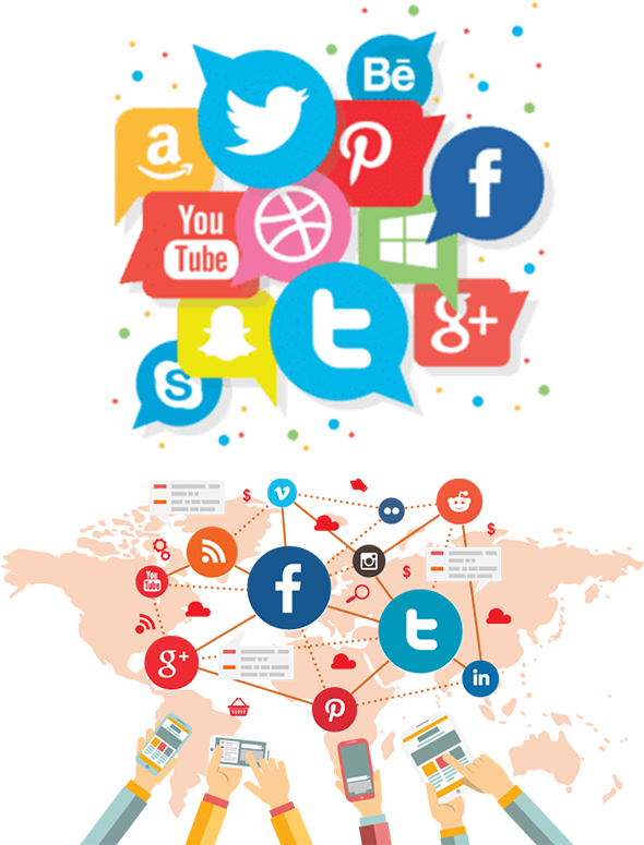 Social Media Global Influence PNG