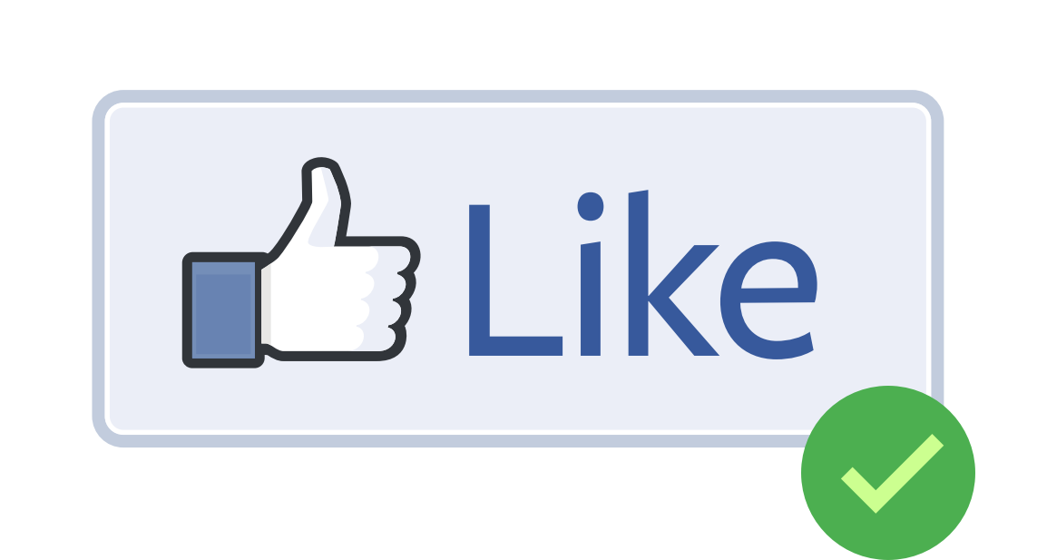 Social Media Like Button Approved PNG