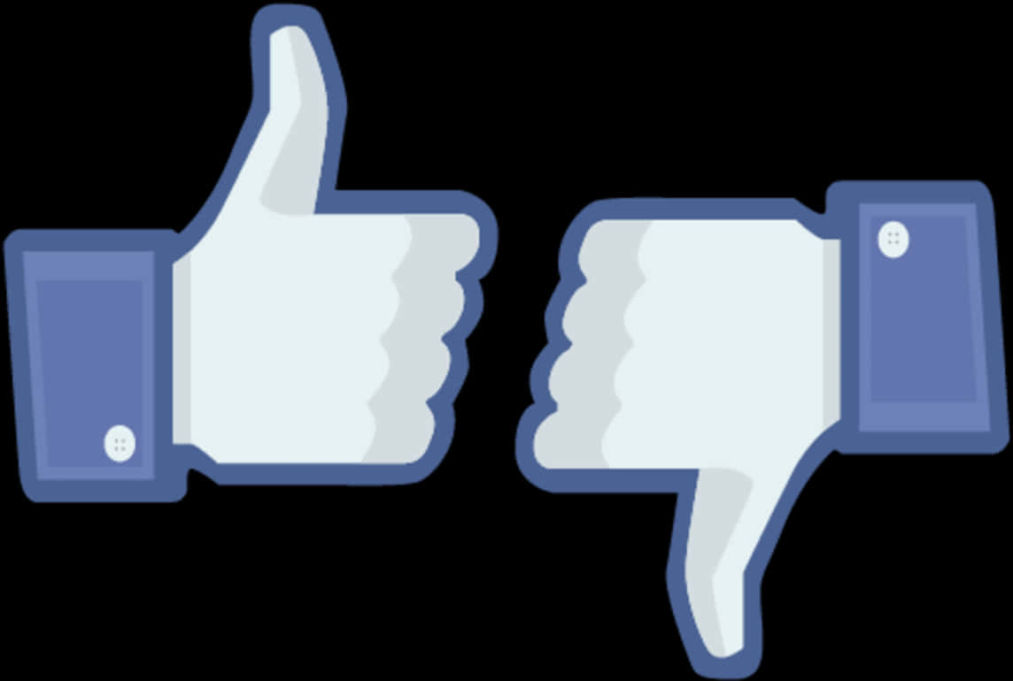 Social Media Like Dislike Icons PNG