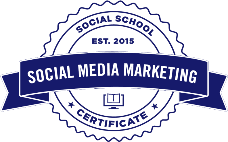 Social Media Marketing Certificate Seal PNG