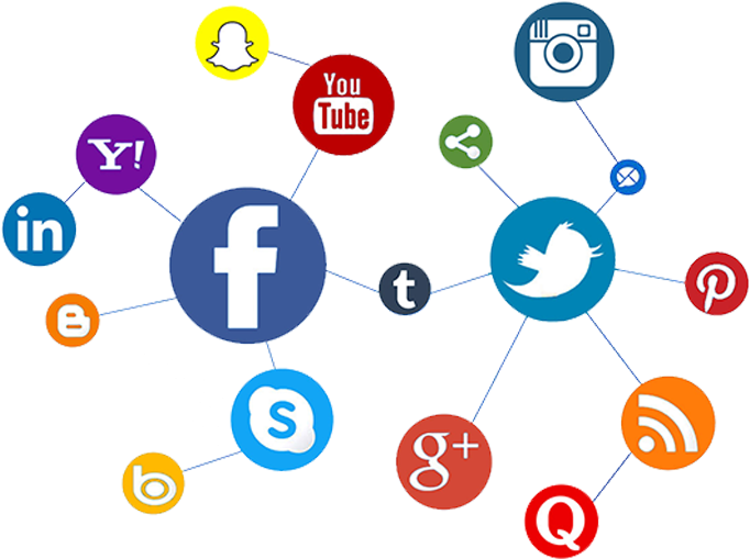 Download Social Media Network Connections | Wallpapers.com