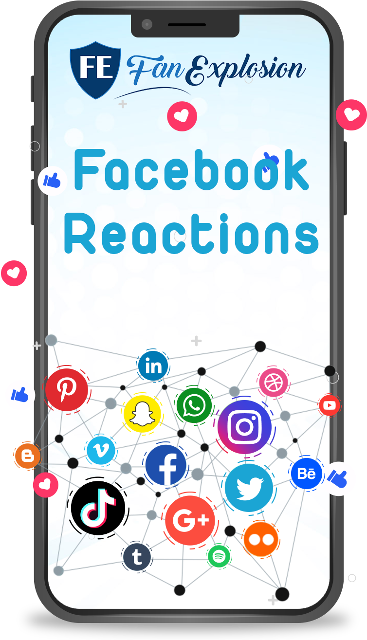 Social Media Reactions Explosion PNG