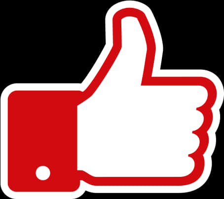 Social Media Thumb Up Icon PNG