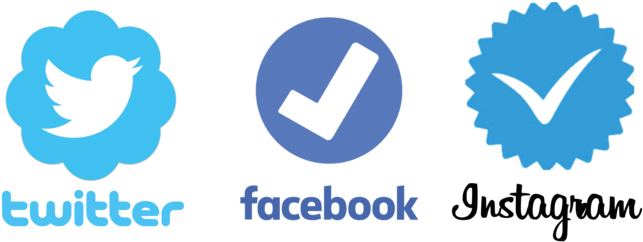 Social Media Verification Badges PNG