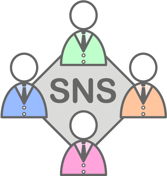 Social Network Connection Icon PNG