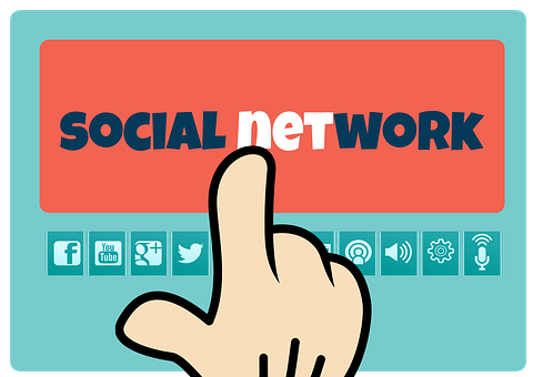 Social Network Interaction Concept PNG