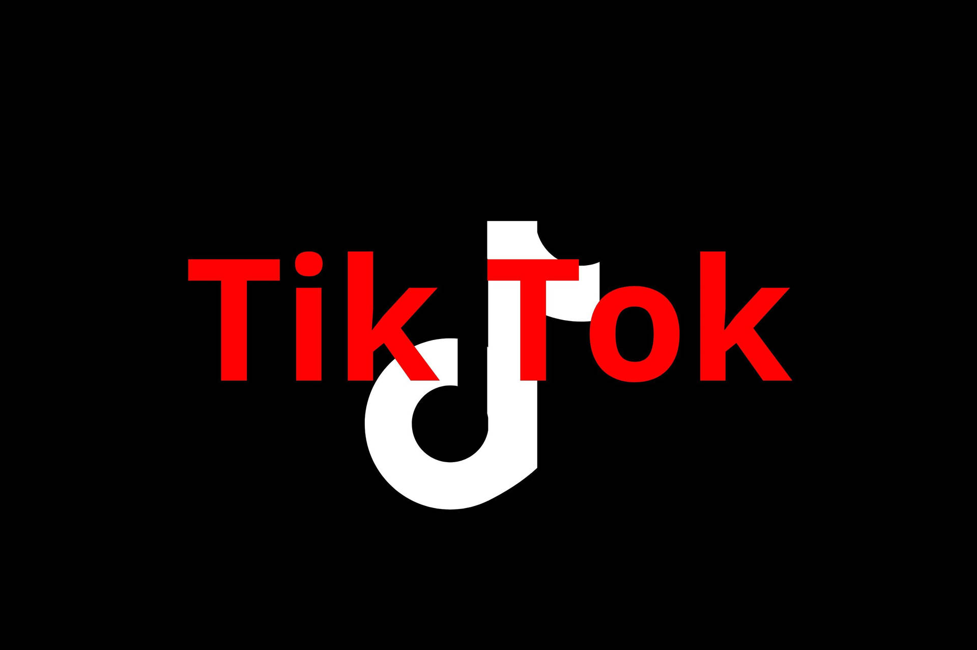 Social Networking TikTok Logo Wallpaper