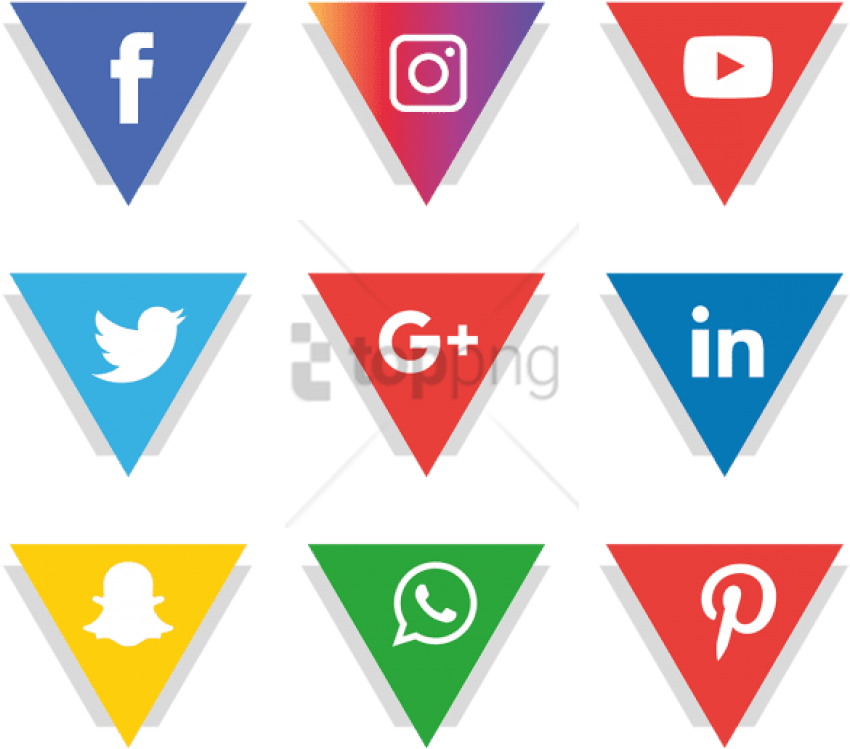 Social_ Media_ Icons_ Collection_ Youtube_ Focus PNG