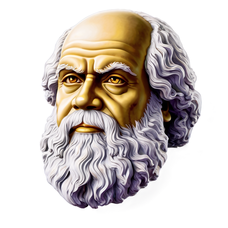 Socratic Philosophy Png 06252024 PNG