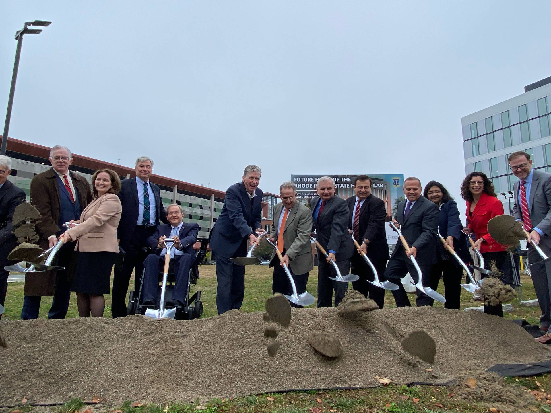 Sod-cutting Ceremony At Brown University Wallpaper