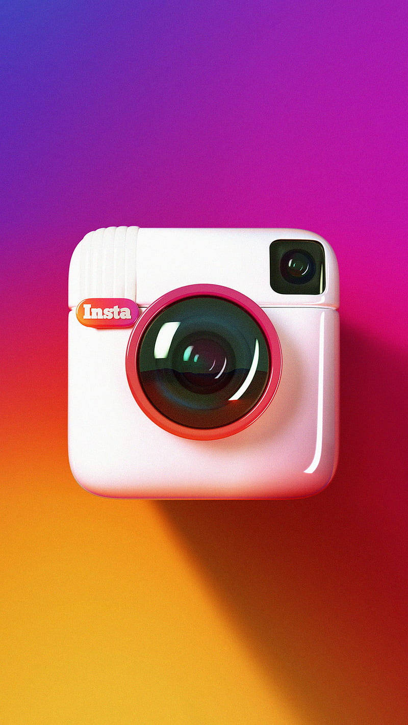 Sød Instagram Kamera Wallpaper