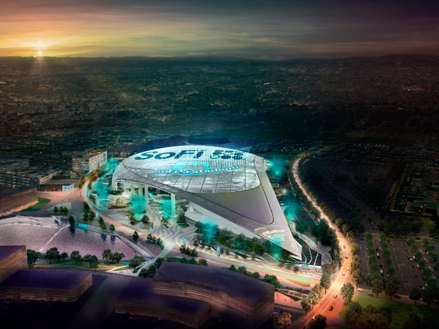 The New Nba Arena In Los Angeles