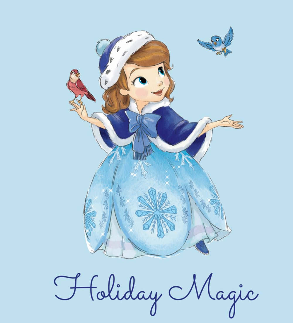 Sofia The First uses her magical ability to bring her friends together Wallpaper