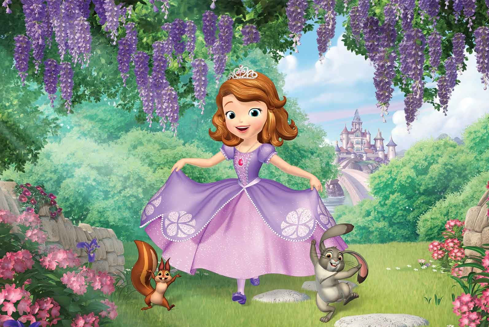 Join Sofia The First in her magical world Wallpaper