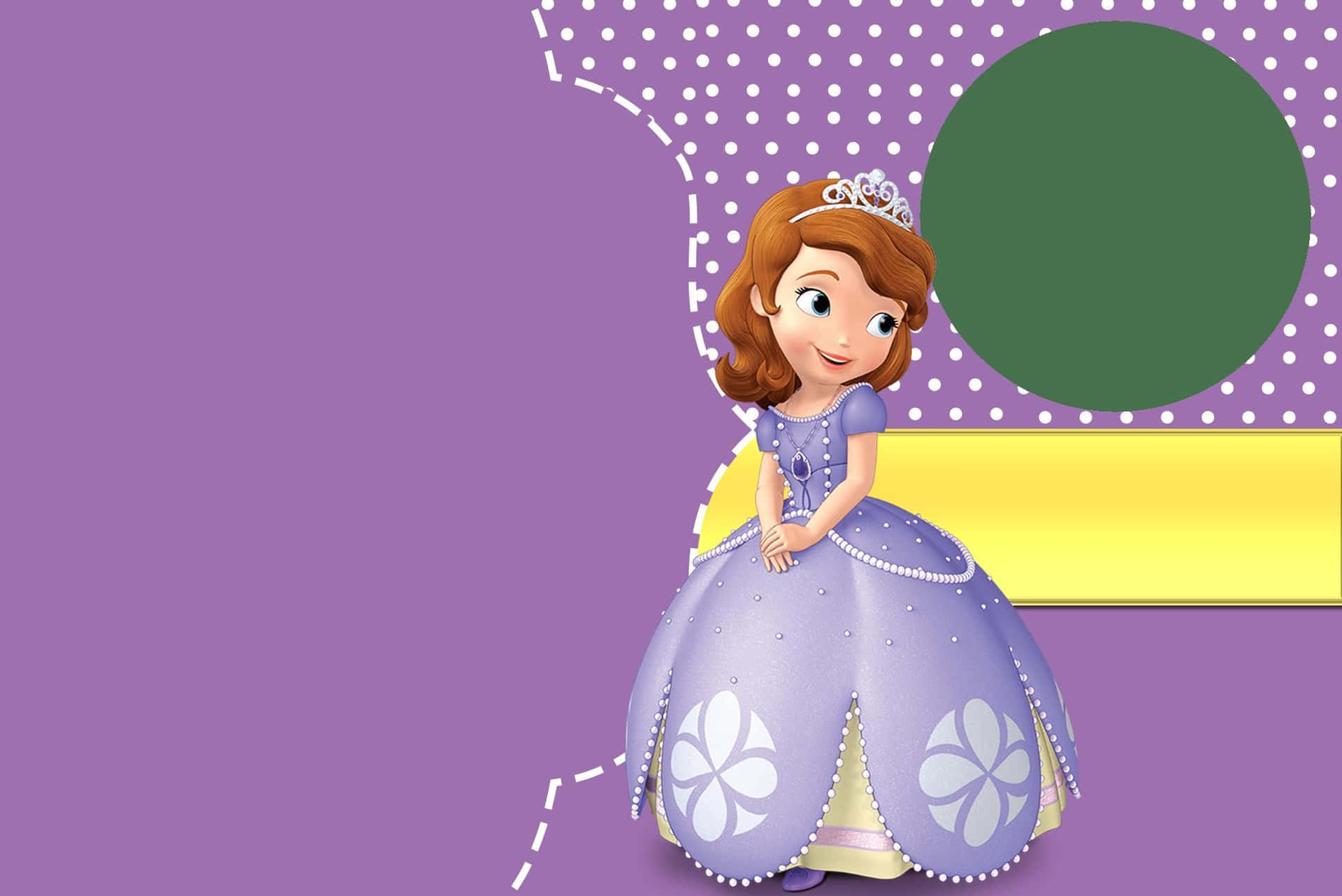 Sofia The First showing off her big smile Wallpaper