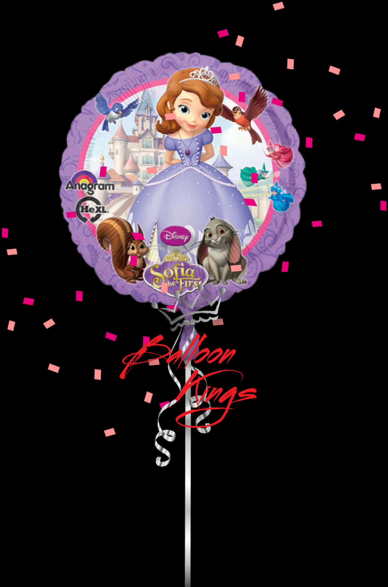 Sofia The First Balloon Design PNG