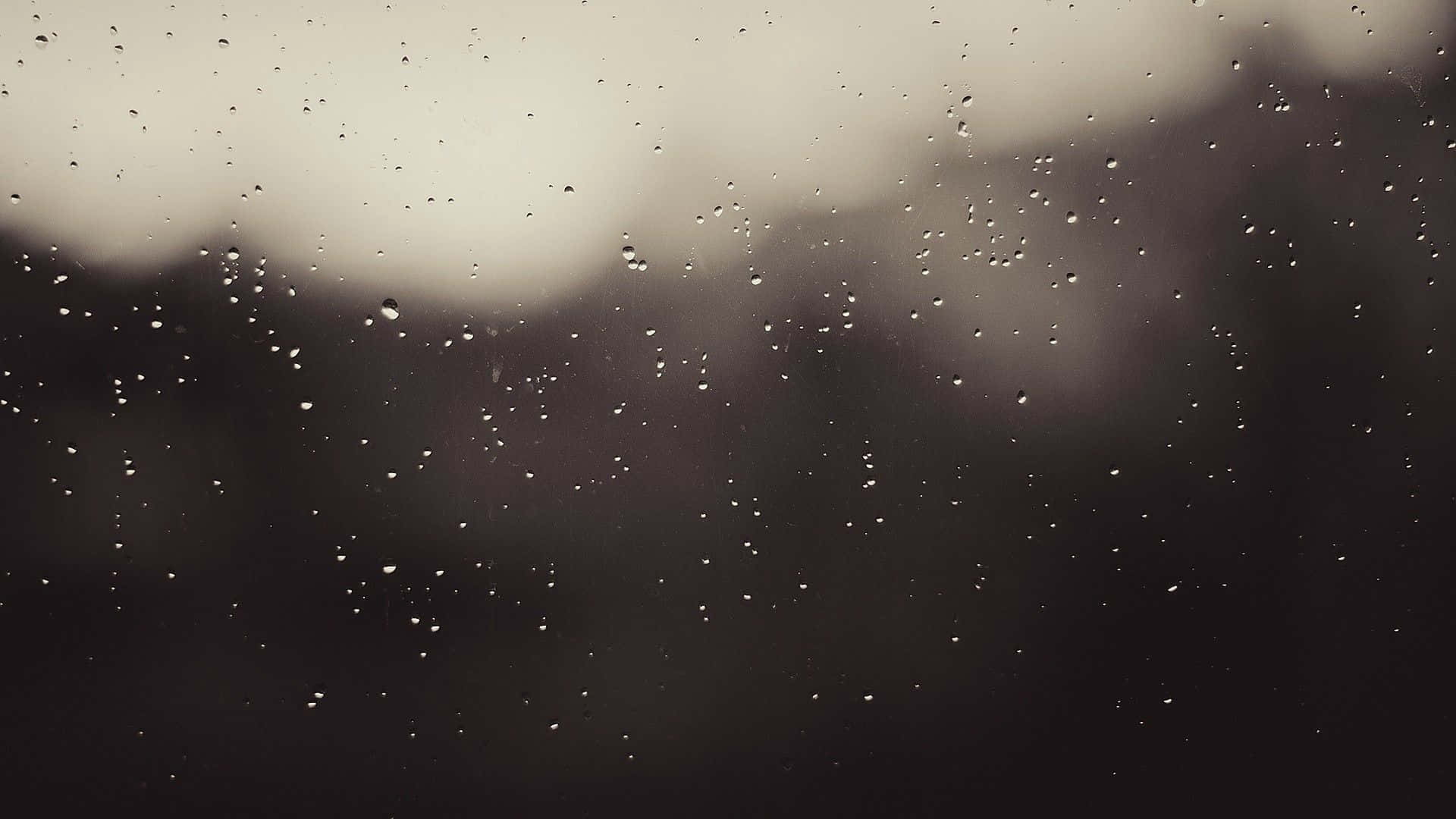 Soft Aesthetic Raindrops Computer Wallpaper