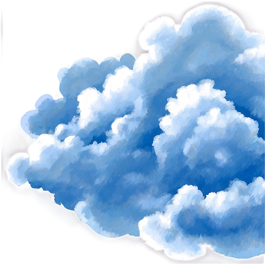 Soft Blue Clouds Png Akn78 PNG