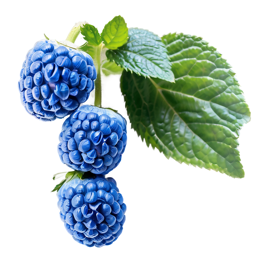 Soft Blue Raspberry Png 43 PNG