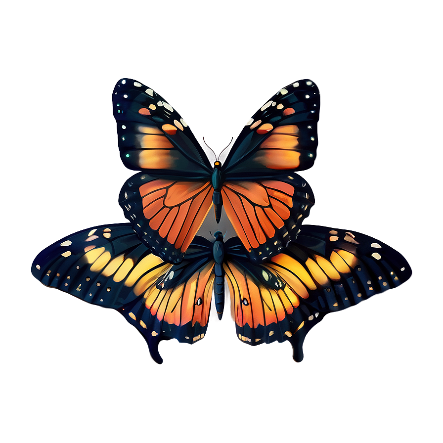 Soft Butterfly Wings Png 06252024 PNG