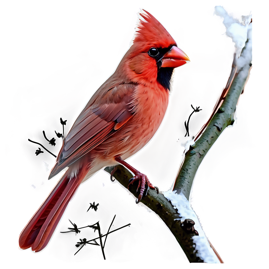 Soft Cardinal Art Png 05242024 PNG