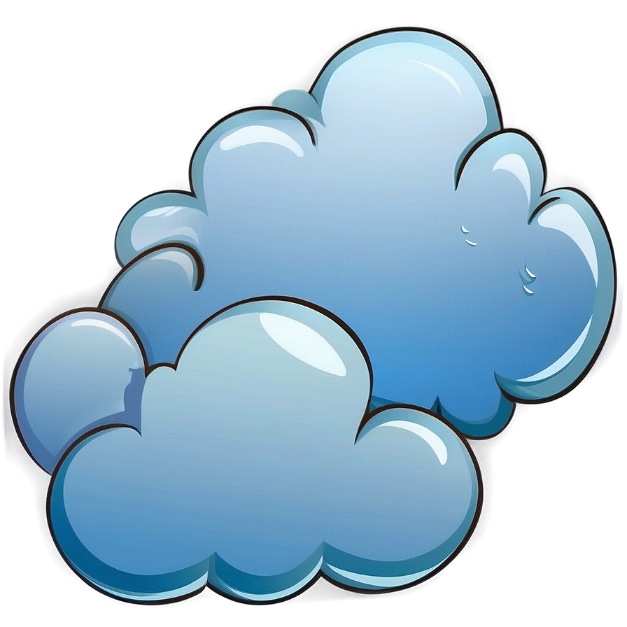 Soft Cloud Illustration Png 06252024 PNG