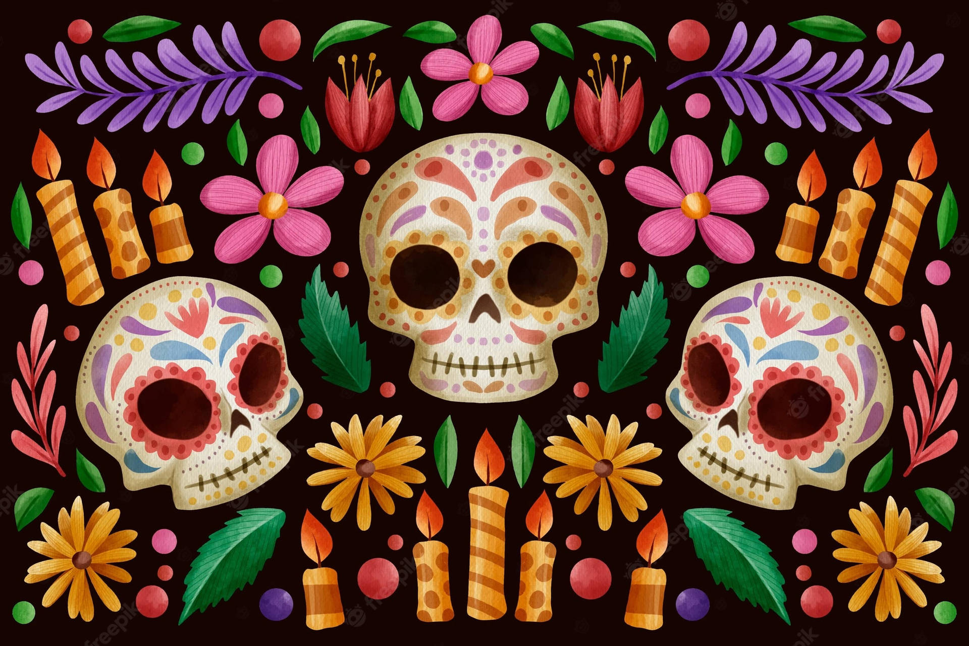 Soft Colors For Day Of The Dead