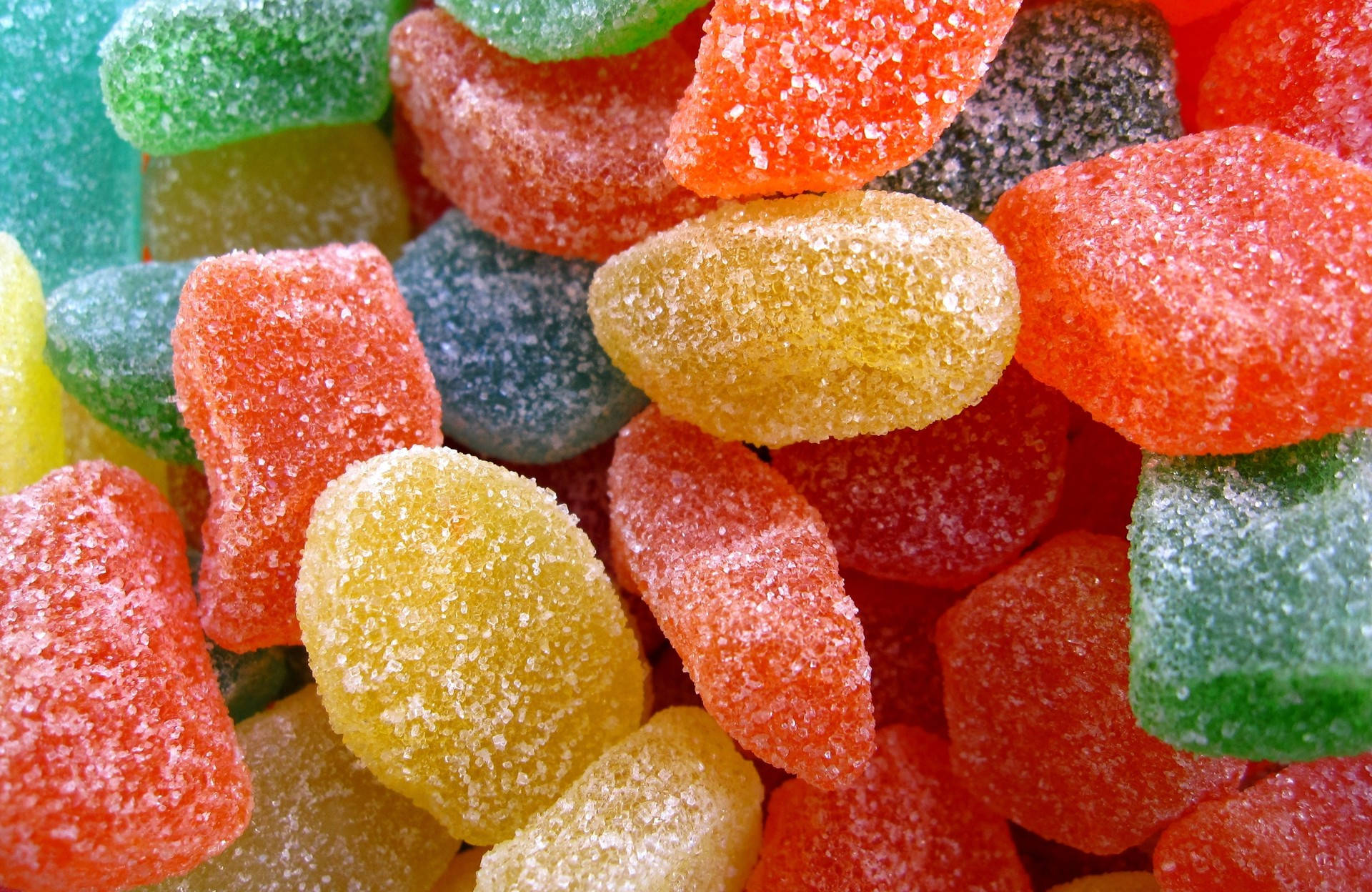 Soft Fruit Jelly Candies Wallpaper