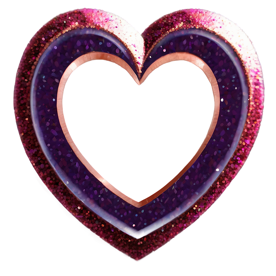 Soft Glitter Heart Png Upl96 PNG
