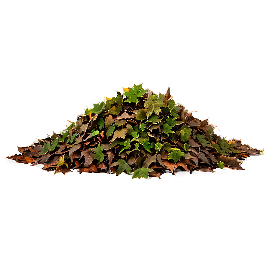 Soft Leaf Pile Png 06202024 PNG