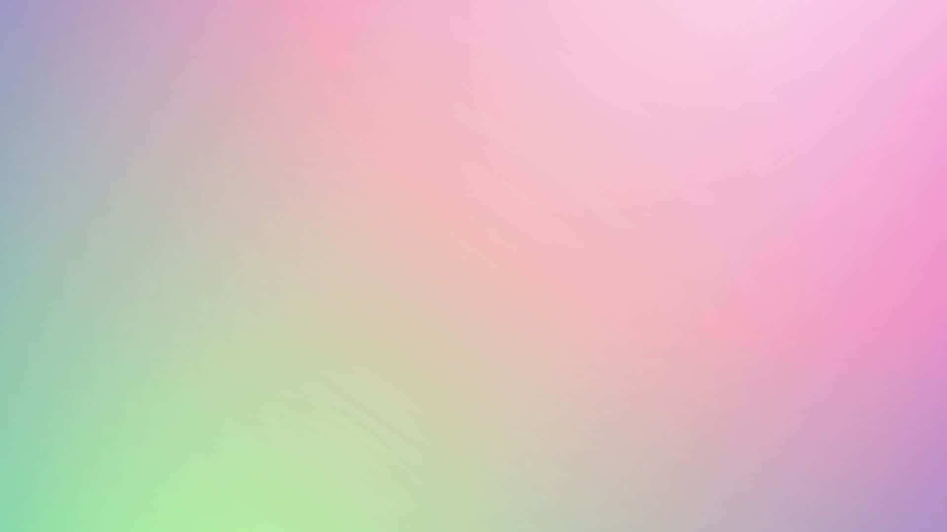 Gradasi Pink Dan Hijau Lembut Wallpaper