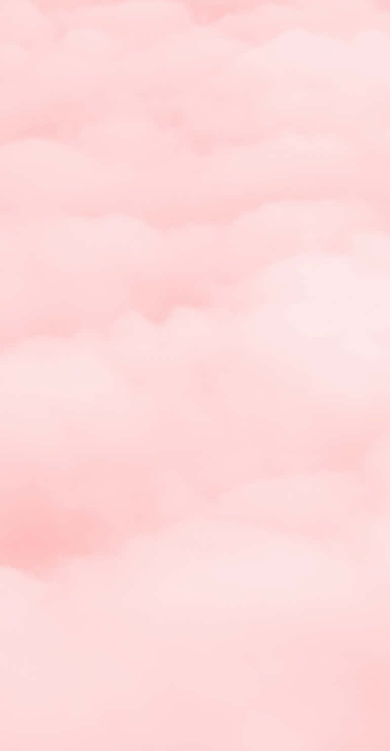 Soft Pink Clouds Wallpaper