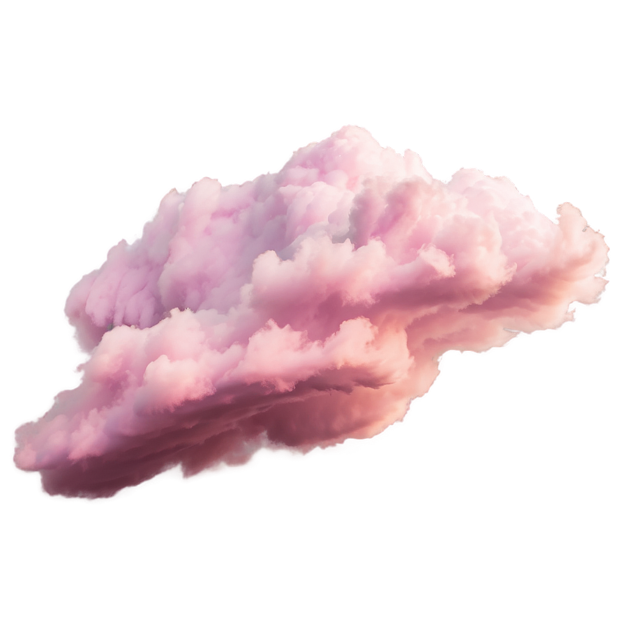 Soft Pink Cloud Formation Png 06252024 PNG