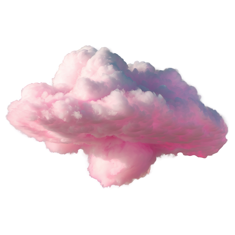 Soft Pink Cloud Formation Png Weh75 PNG