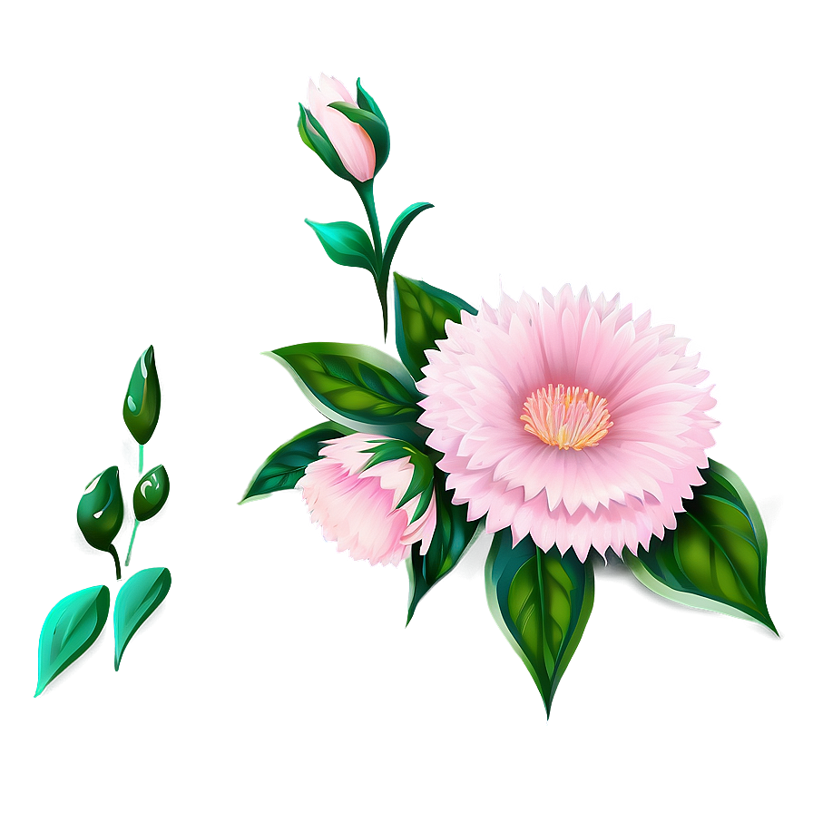 Soft Pink Flowers Png Eyi38 PNG