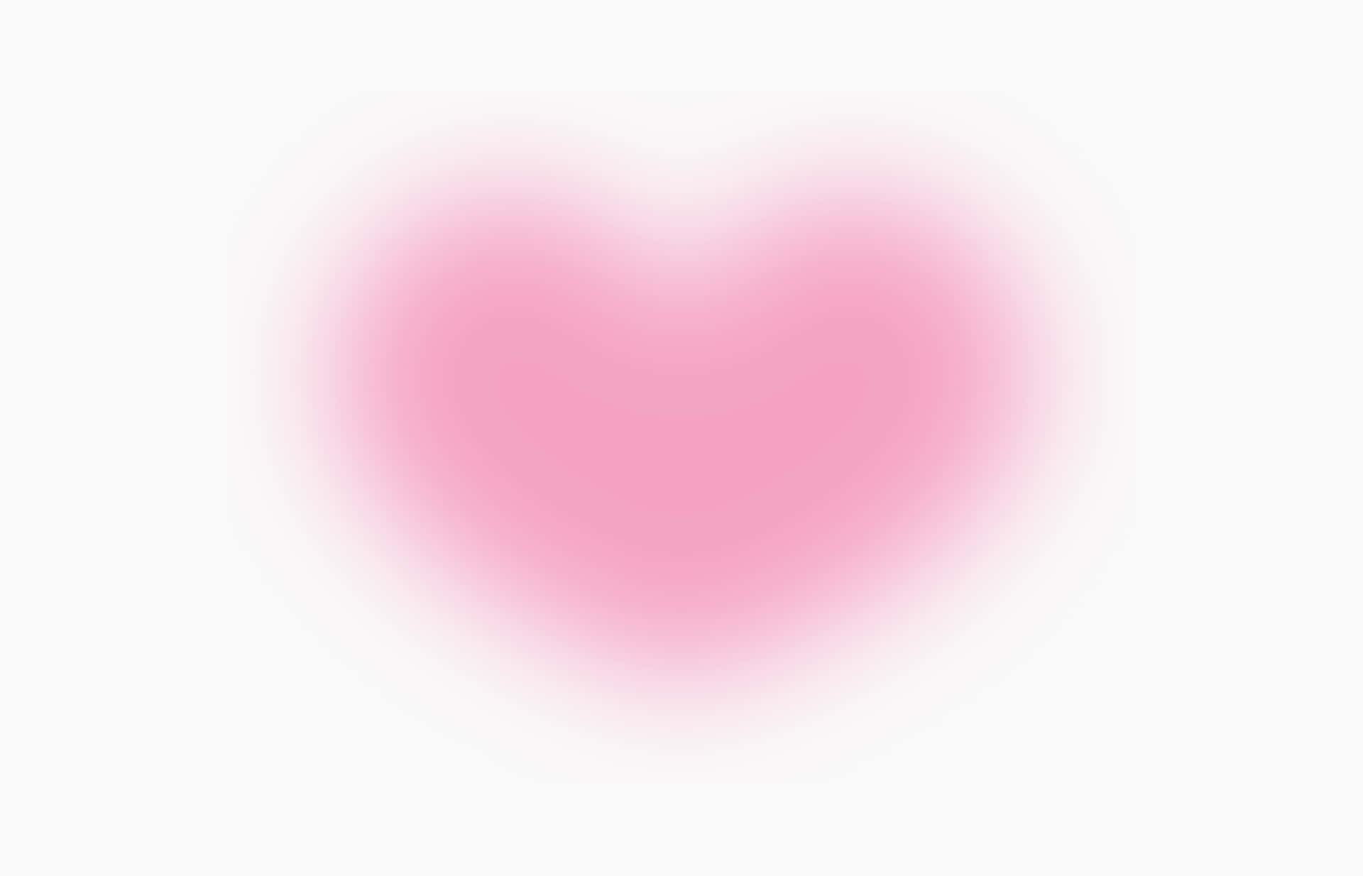 Soft Pink Heart Aura Wallpaper