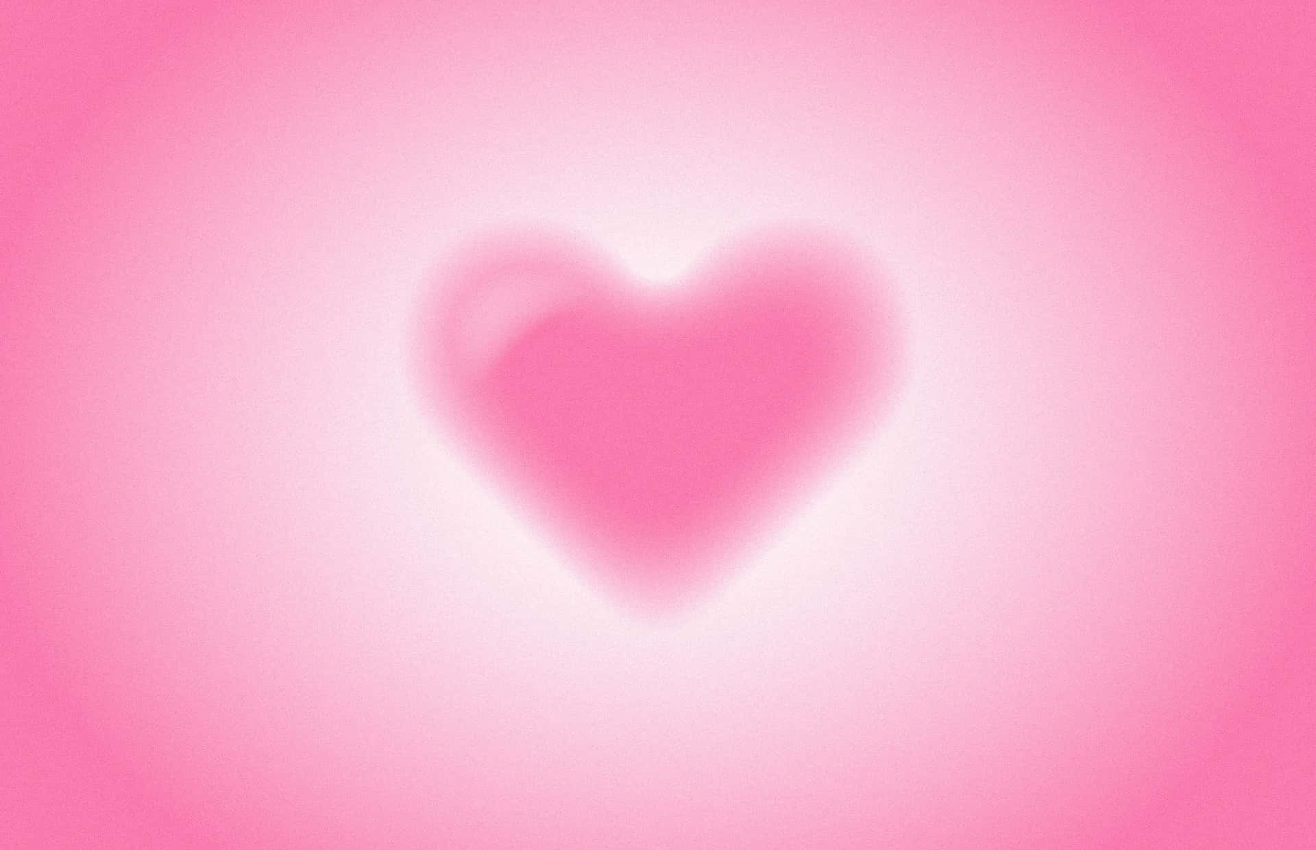 Soft Pink Heart Background Wallpaper