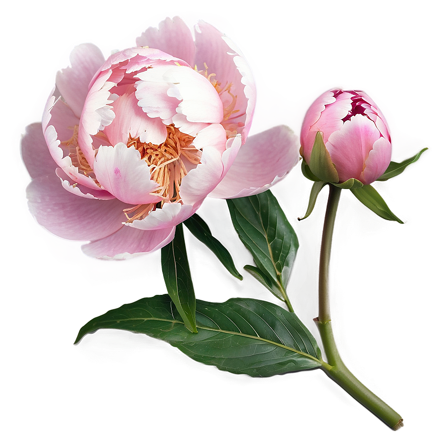 Soft Pink Peony Png Bvi PNG