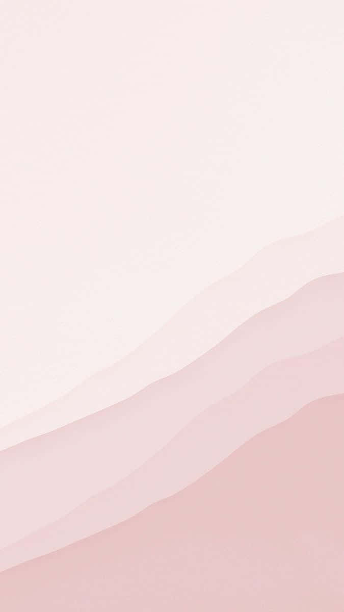 Soft Pink Abstract Mountains Wallpaper