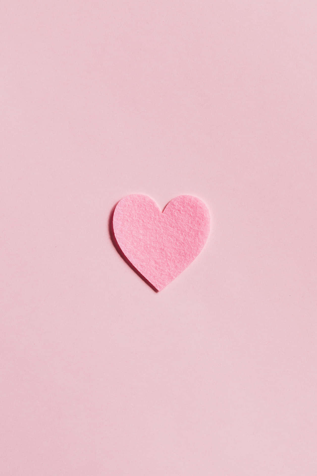 Soft Pink Heart Wallpaper