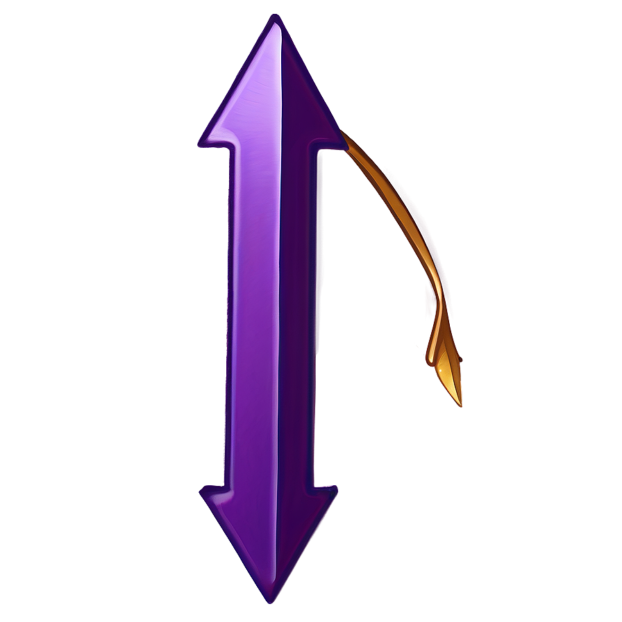 Soft Purple Arrow Png 06272024 PNG