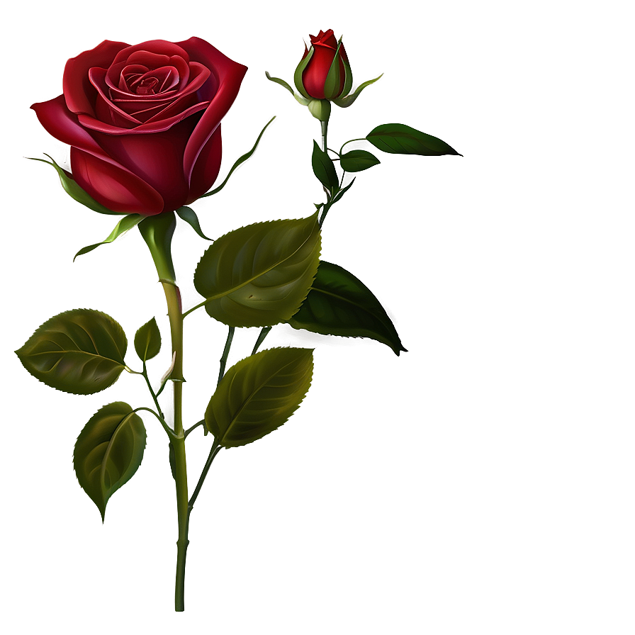 Download Soft Red Rose Png 16 | Wallpapers.com