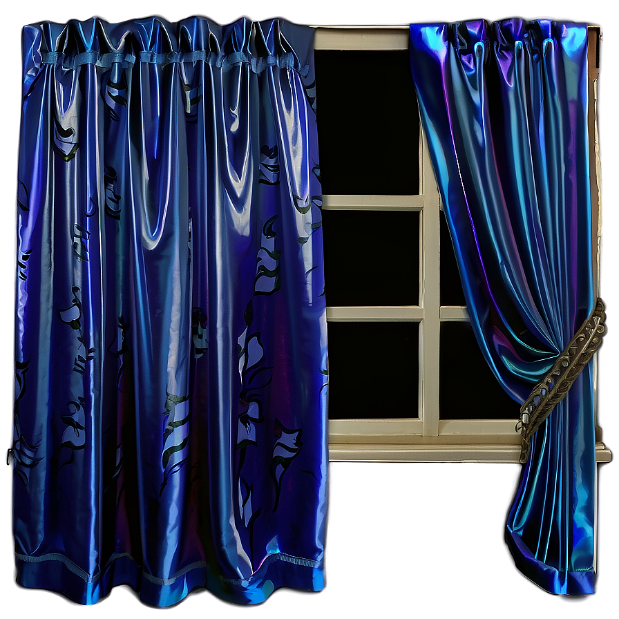Soft Silk Curtain Png 05252024 PNG