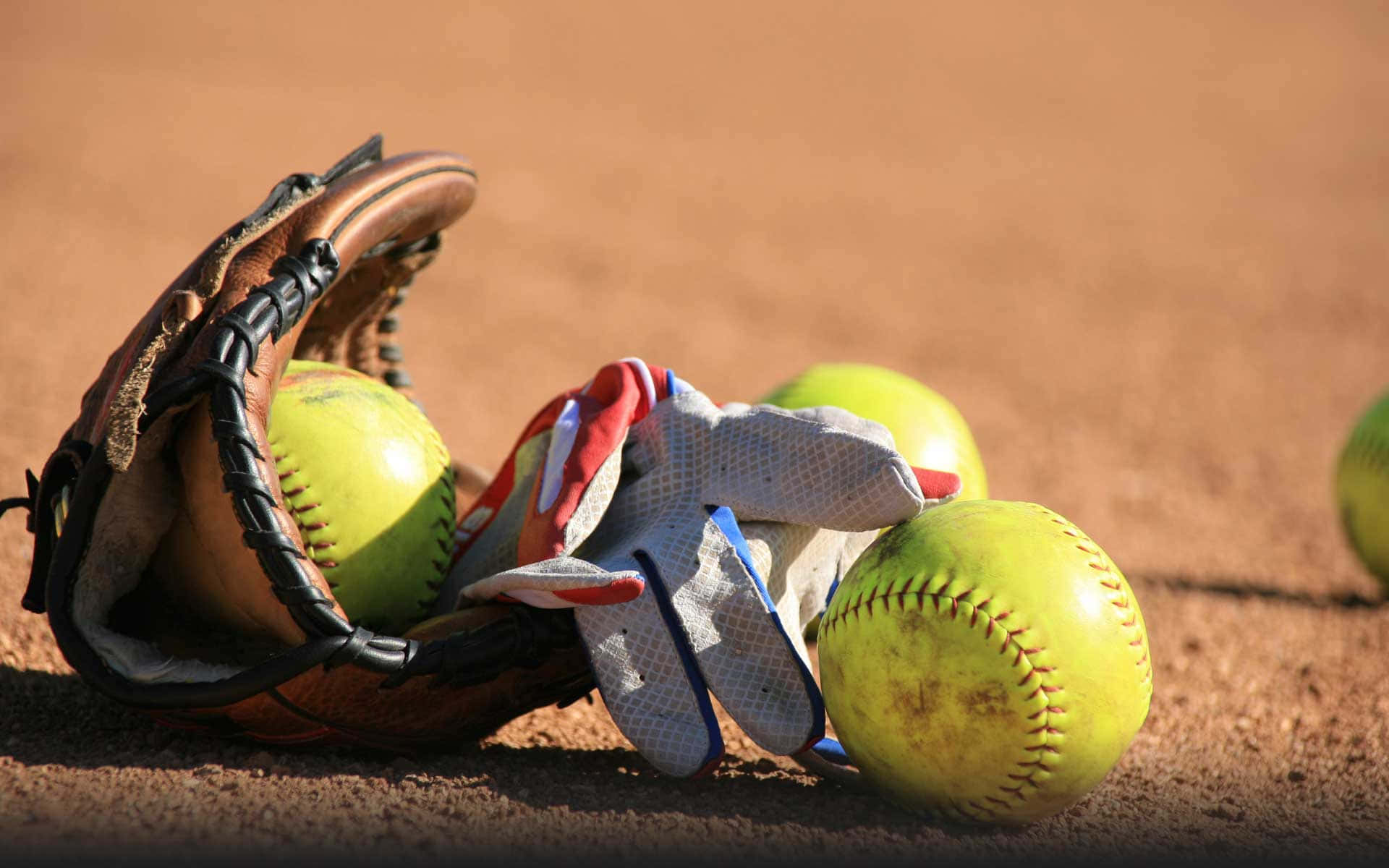 Seieine Professionelle Softball-spielerin.