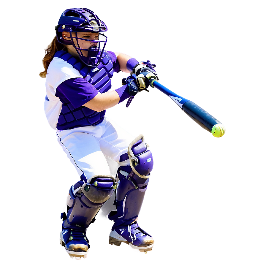 Download Softball Catcher Png 05042024 | Wallpapers.com