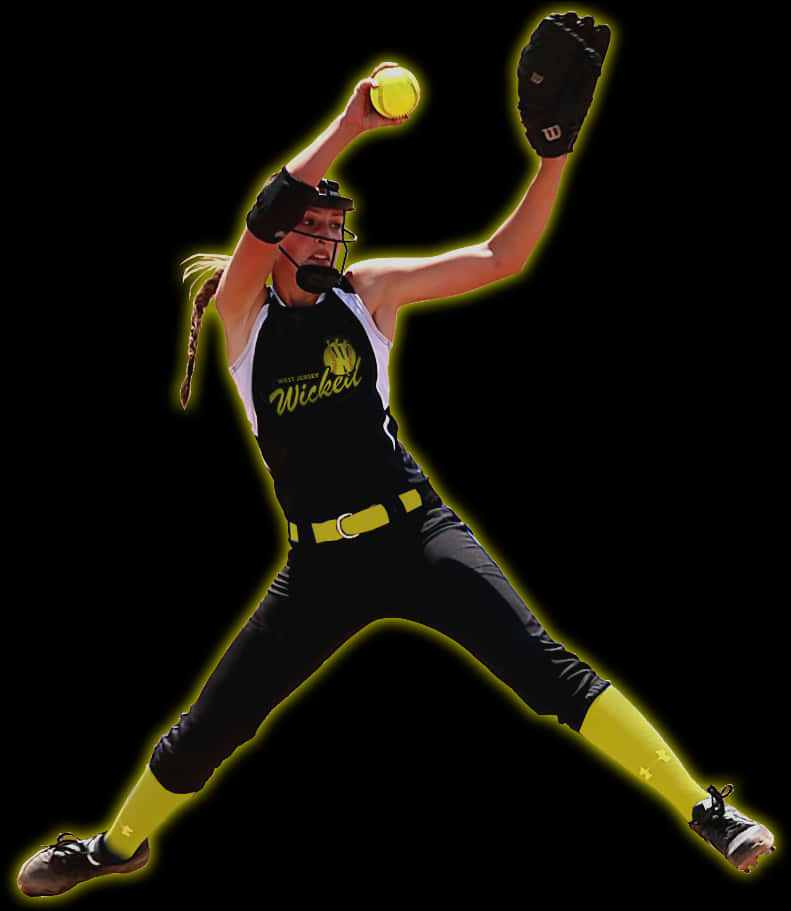 Download Softball_ Pitcher_in_ Action.jpg | Wallpapers.com