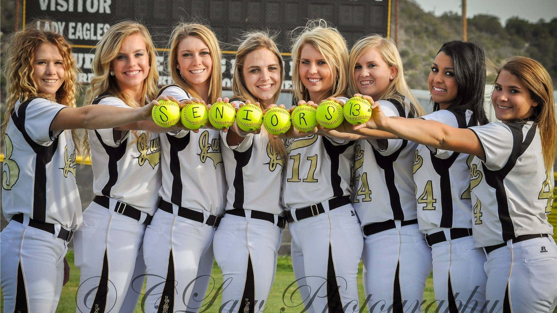 Softball Seniors Celebration Wallpaper