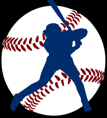 Softball Silhouette Graphic PNG